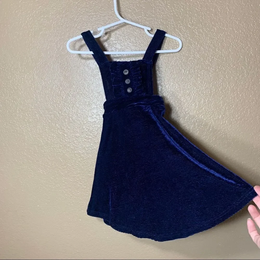 ‎Heart & Arrow toddler girl blue dress